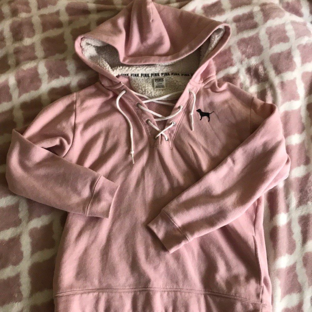 VS pink hoodie